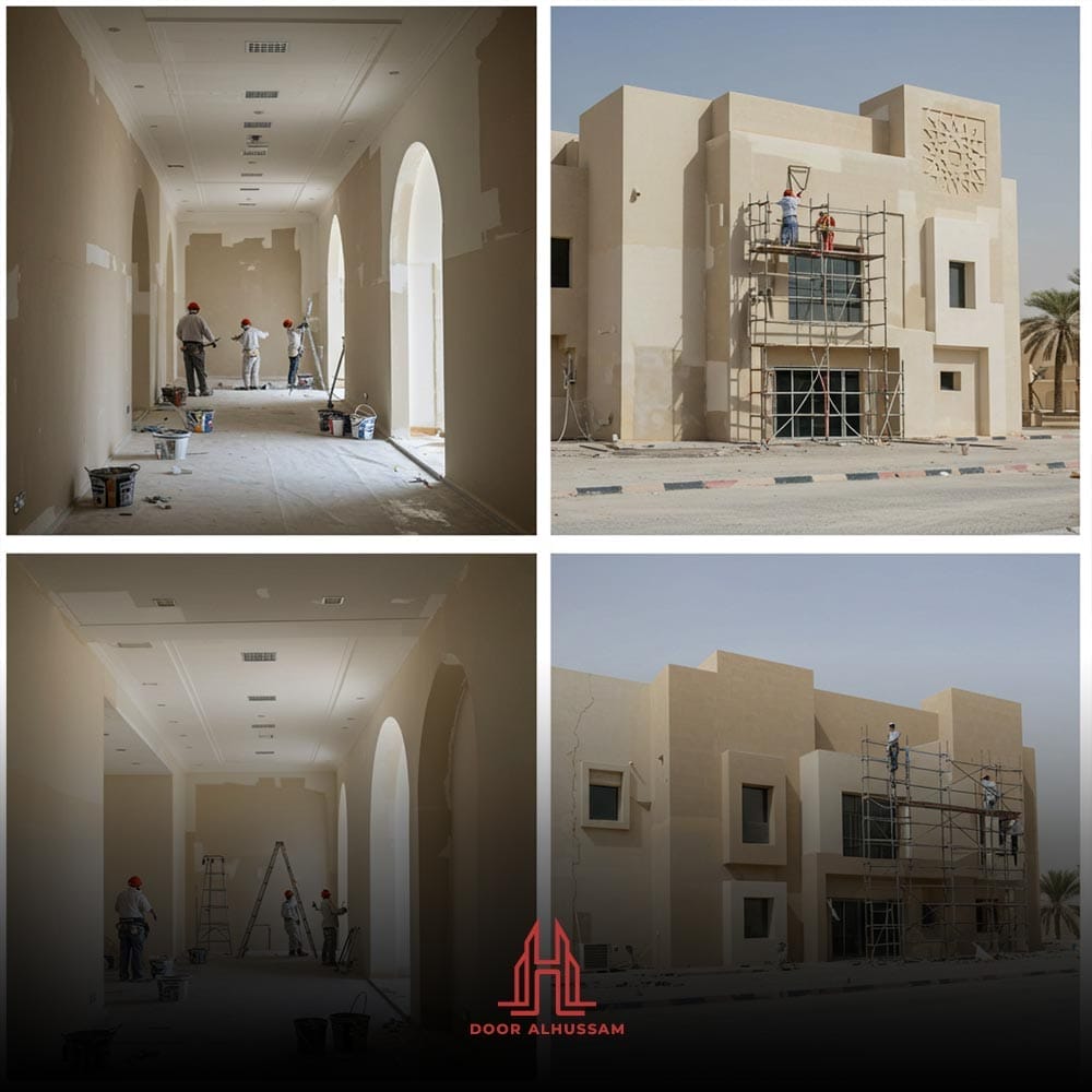 التشطيبات 4 أعمال الدهانات والطلاء