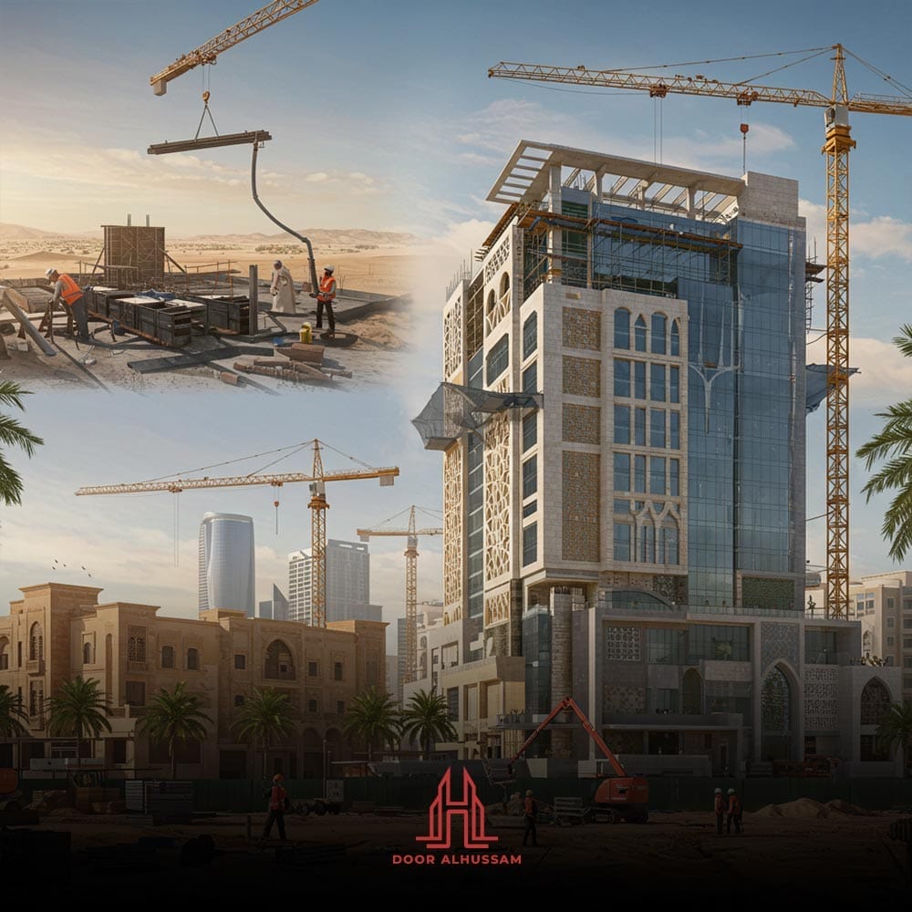 البناء والإنشاءات 7 بناء الأبراج والفنادق