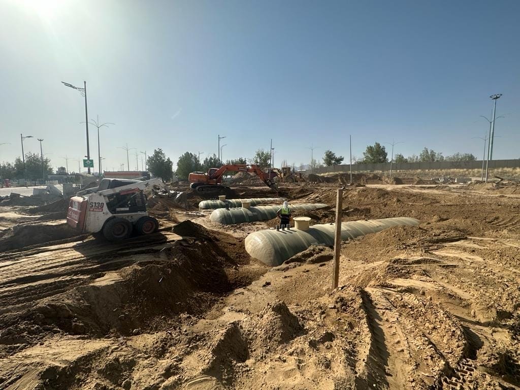 مشروع تنفيذ شبكة الري وأعمال الزراعة لجبل الرحمة