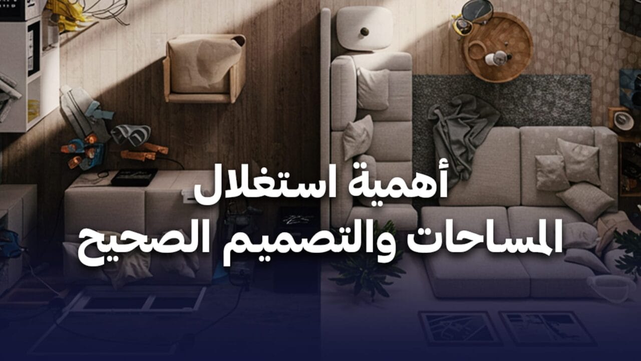 أهمية استغلال المساحات والتصميم الصحيح في المشاريع الإنشائية